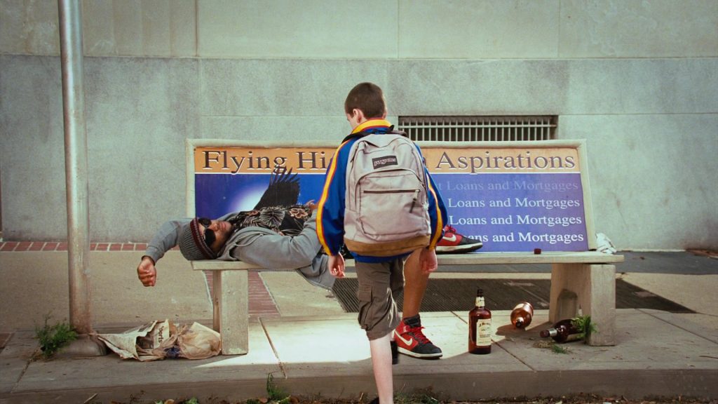 Nike Shoes and Jansport Backpack in Disaster Movie (2008) (Image 1)