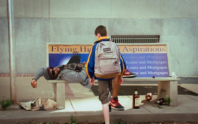 Nike Shoes and Jansport Backpack in Disaster Movie (2008) (Image 1)