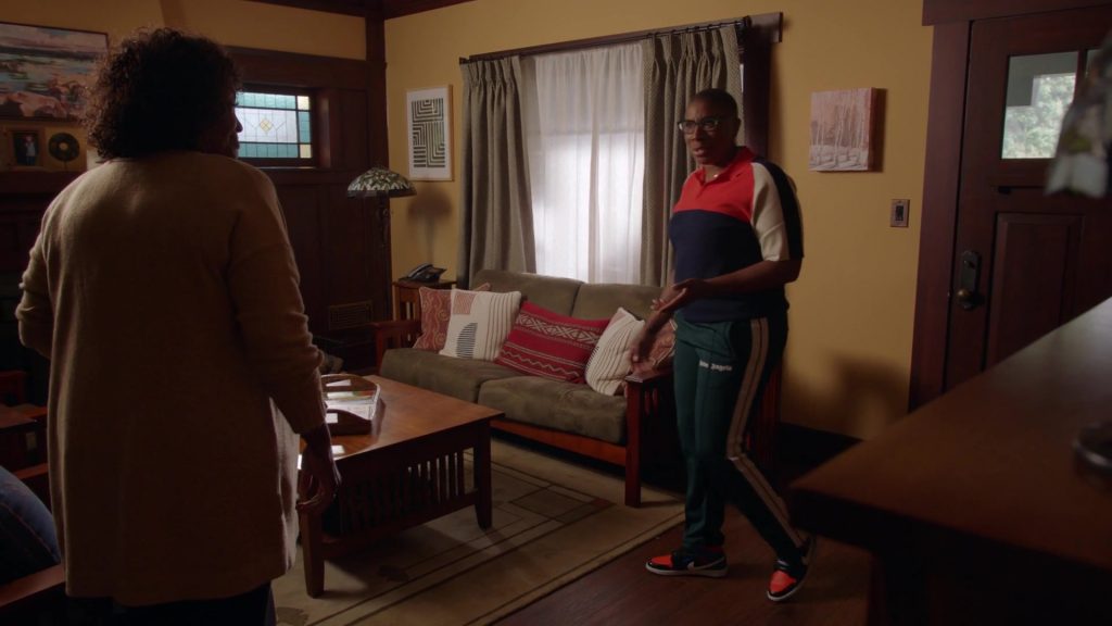 Nike Shoes and Palm Angels Pants Worn by Aisha Hinds as Henrietta ‘Hen' Wilson in 9-1-1 S06E06 “Tomorrow” (2022) (Image 1)