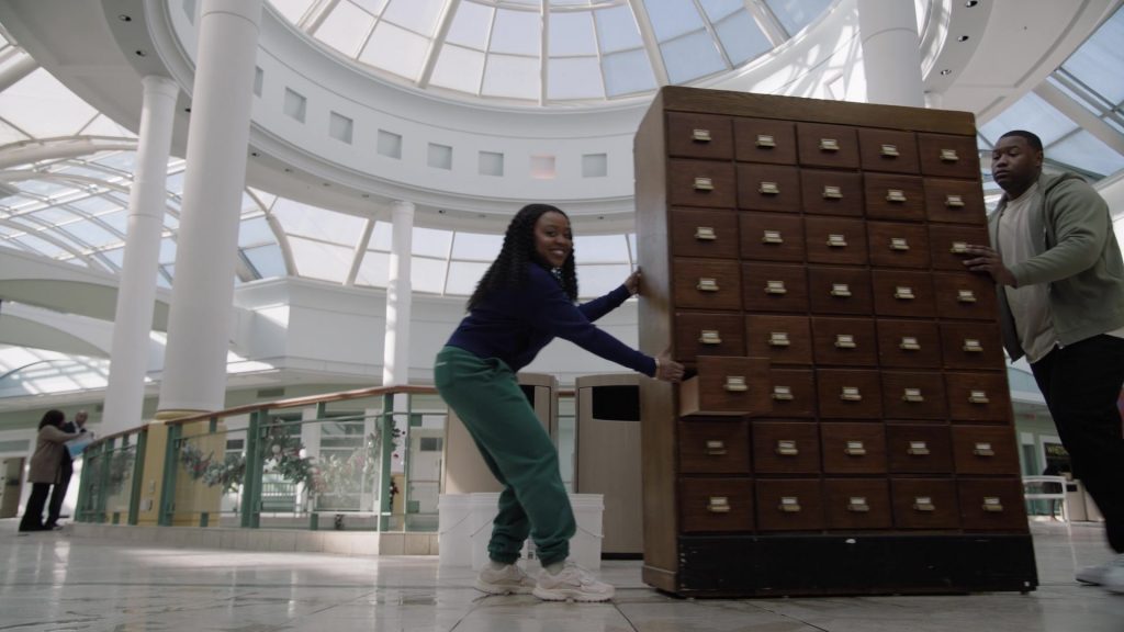Nike Shoes in Abbott Elementary S05E09 “Mall” (2026) (Image 2)
