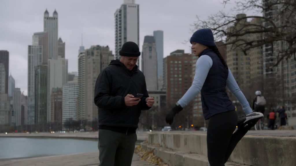 Nike Shoes in Chicago Fire S14E11 “Frostbite Blue” (2026) (Image 1)