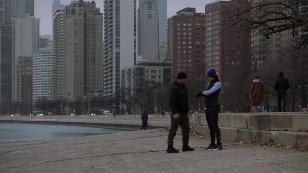 Nike Shoes in Chicago Fire S14E11 “Frostbite Blue” (2026) (Image 4)