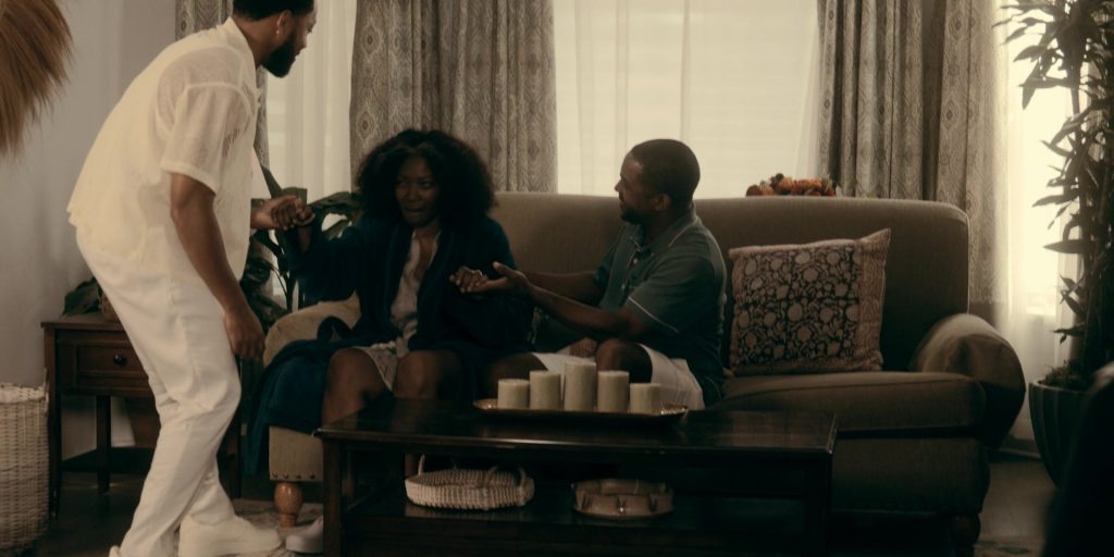 Nike Shoes in The Chi S07E10 “Tha Block Is Hot” (2025) (Image 7)