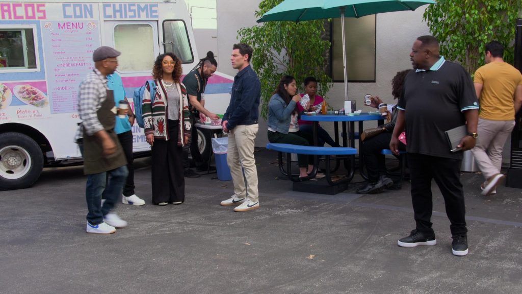 Nike Shoes in The Neighborhood S06E08 “Welcome to the Baby Shower” (2024) (Image 1)