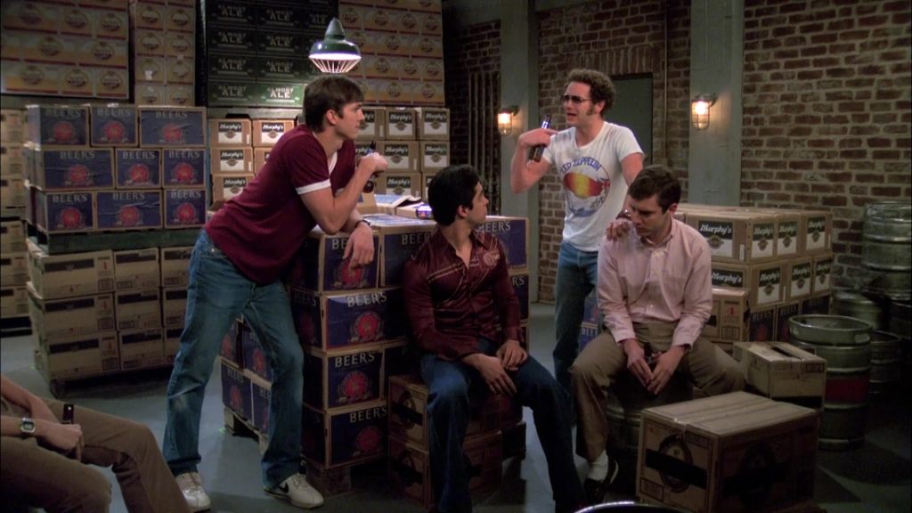 Nike Shoes of Ashton Kutcher as Michael Kelso in That '70s Show S07E23 “Take It or Leave It” (2005) (Image 1)