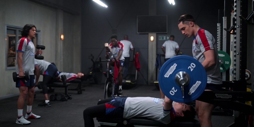Nike Shoes of Cristo Fernández as Dani Rojas in Ted Lasso S02E08 “Man City” (2021) (Image 2)