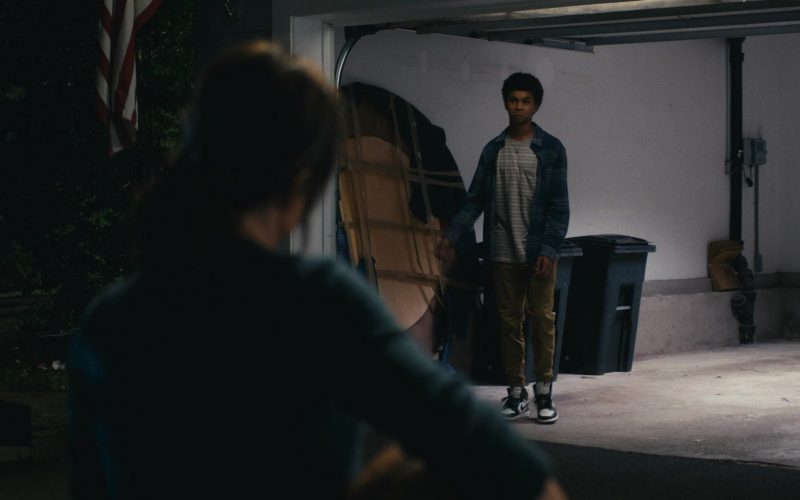 Nike Shoes of Jaden Michael as Mickey Bolitar in Harlan Coben's Shelter S01E03 “The Dirt Locker” (2023) (Image 1)