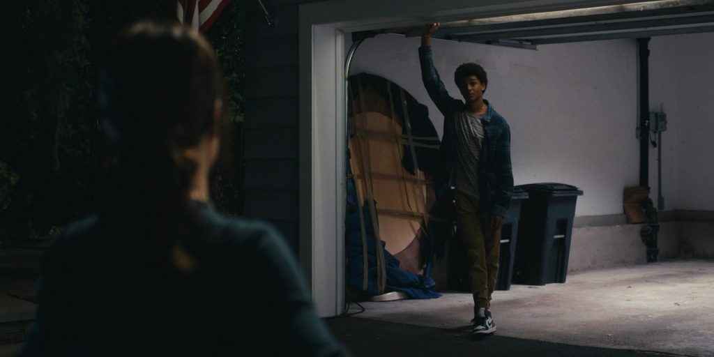 Nike Shoes of Jaden Michael as Mickey Bolitar in Harlan Coben's Shelter S01E03 “The Dirt Locker” (2023) (Image 12)