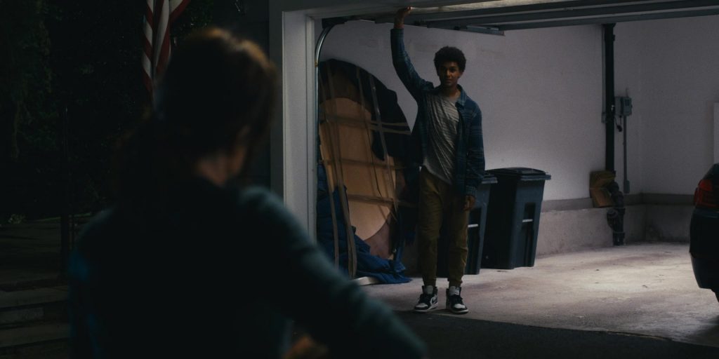 Nike Shoes of Jaden Michael as Mickey Bolitar in Harlan Coben's Shelter S01E03 “The Dirt Locker” (2023) (Image 15)
