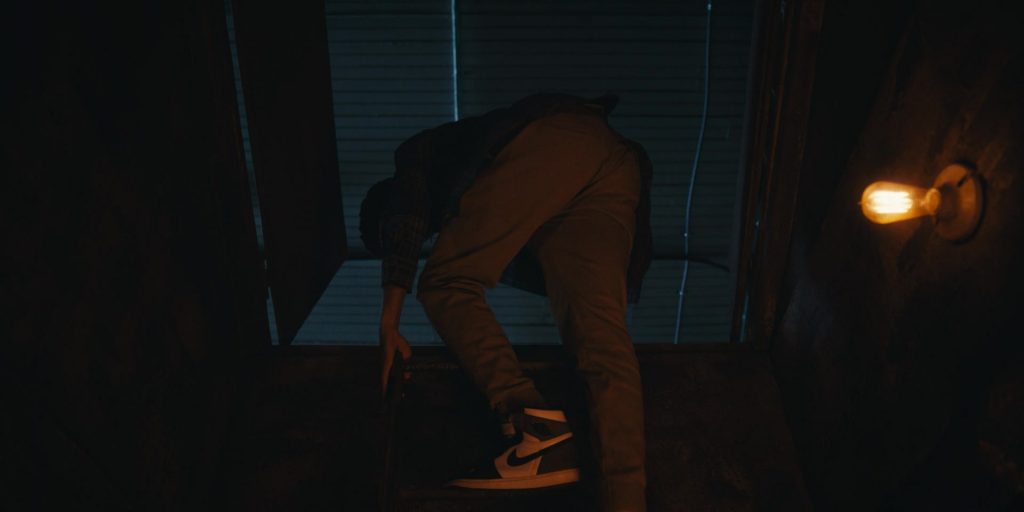 Nike Shoes of Jaden Michael as Mickey Bolitar in Harlan Coben's Shelter S01E03 “The Dirt Locker” (2023) (Image 16)