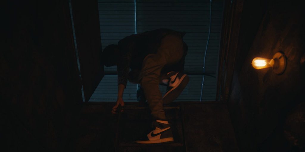 Nike Shoes of Jaden Michael as Mickey Bolitar in Harlan Coben's Shelter S01E03 “The Dirt Locker” (2023) (Image 2)