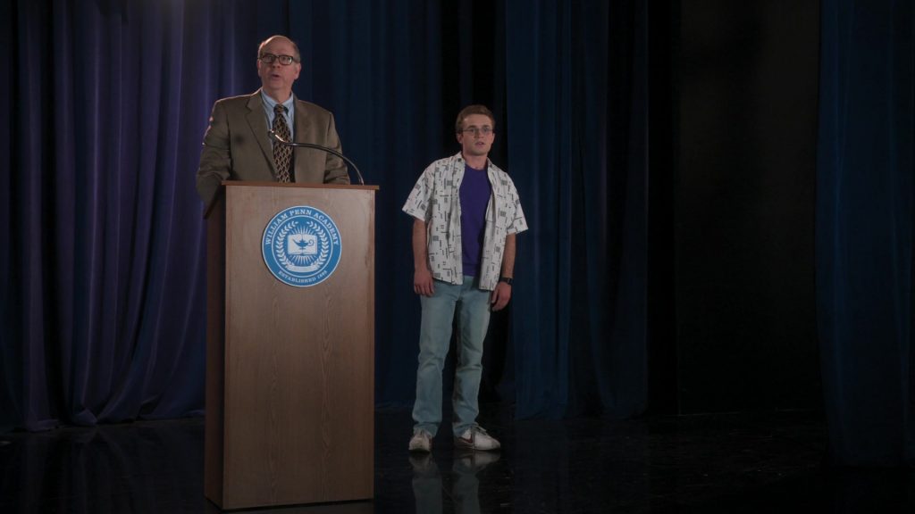 Nike Shoes of Sean Giambrone as Adam in The Goldbergs S09E04 “The William Penn Years” (2021) (Image 1)