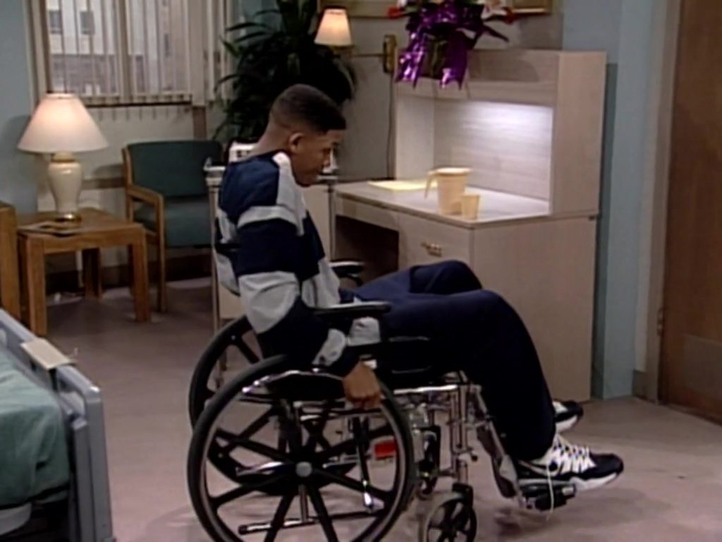 Nike Shoes of Will Smith in The Fresh Prince of Bel-Air S05E16 “A Decent Proposal” (1995) (Image 1)