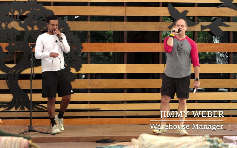 Nike Shorts and Shoes in Jury Duty Presents Company Retreat S01E06 “Culture Fit” (2026) (Image 1)