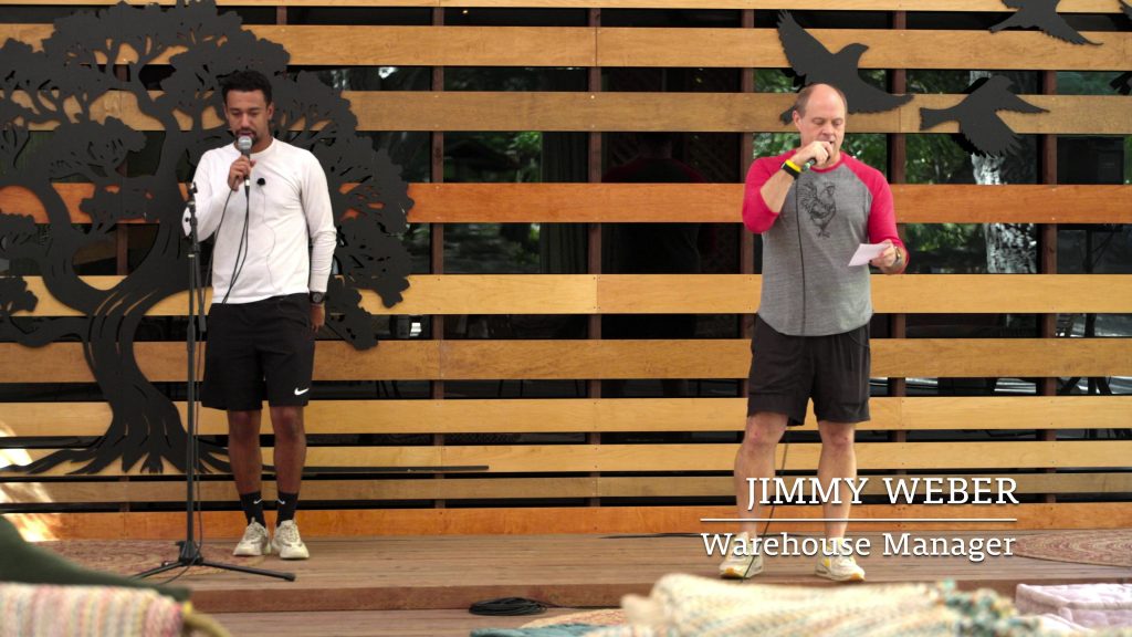 Nike Shorts and Shoes in Jury Duty Presents Company Retreat S01E06 “Culture Fit” (2026) (Image 3)