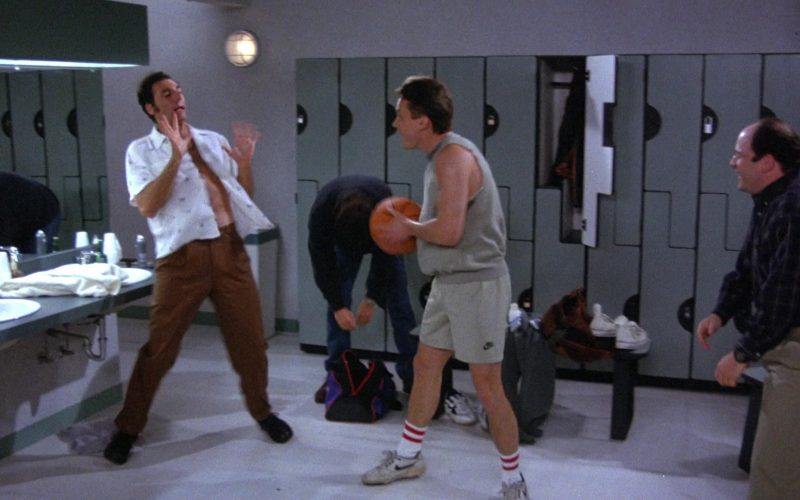 Nike Shorts and Shoes in Seinfeld Season 6 Episode 19 “The Jimmy” (1995) (Image 1)