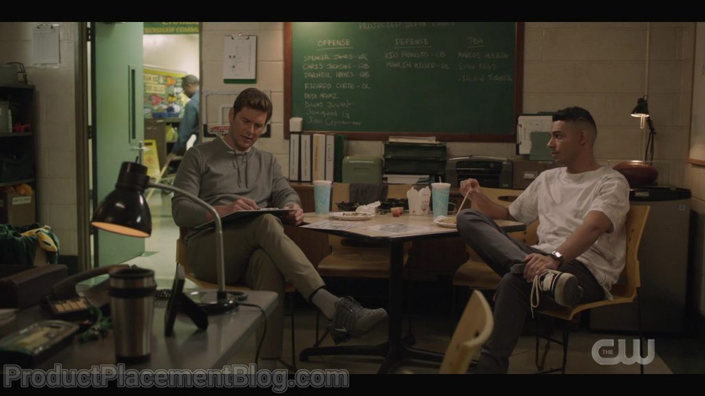 Nike Shox NZ Men's Grey Sneakers in All American S03E05 “How Come” (2021) (Image 1)