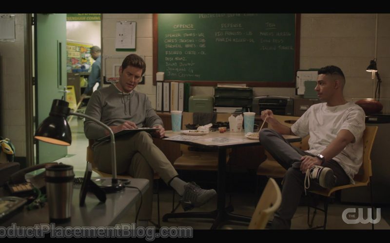 Nike Shox NZ Men's Grey Sneakers in All American S03E05 “How Come” (2021) (Image 1)