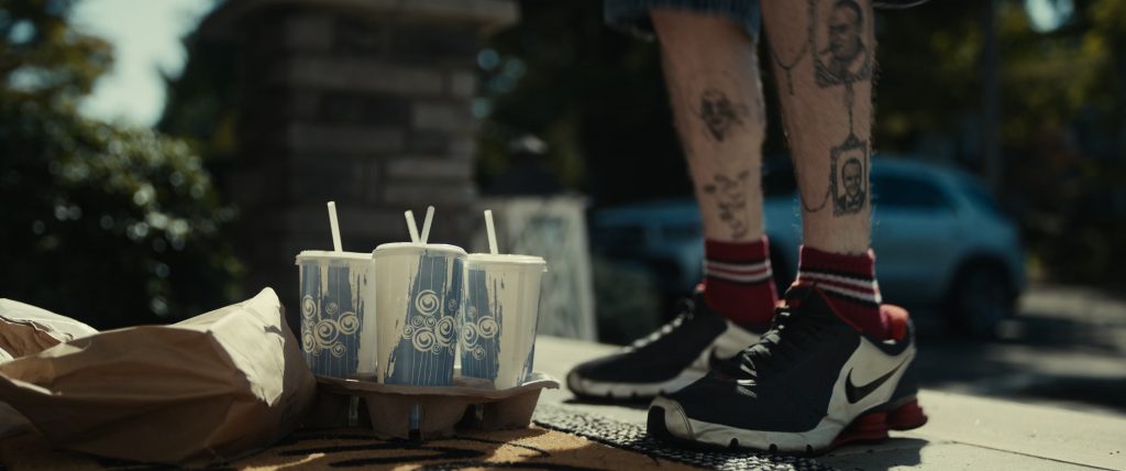 Nike Shox R4 Sneakers Worn by Pete Davidson as Kevin Gill in Dumb Money (2023) (Image 2)