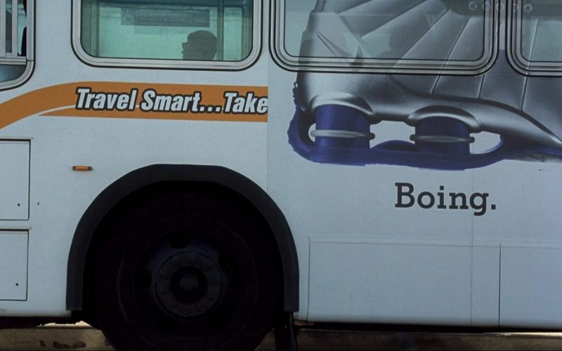 Nike Shox and Nike Boing Shoes Bus Advertising in I Am Sam (2001) (Image 1)