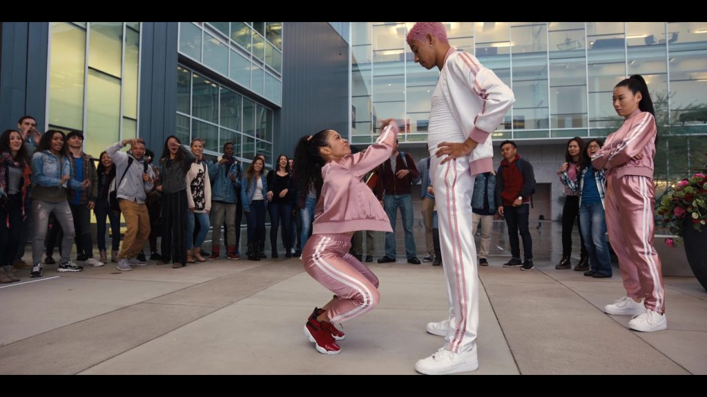 Nike Sneakers (All-White) of Keiynan Lonsdale in Work It (2020) (Image 1)