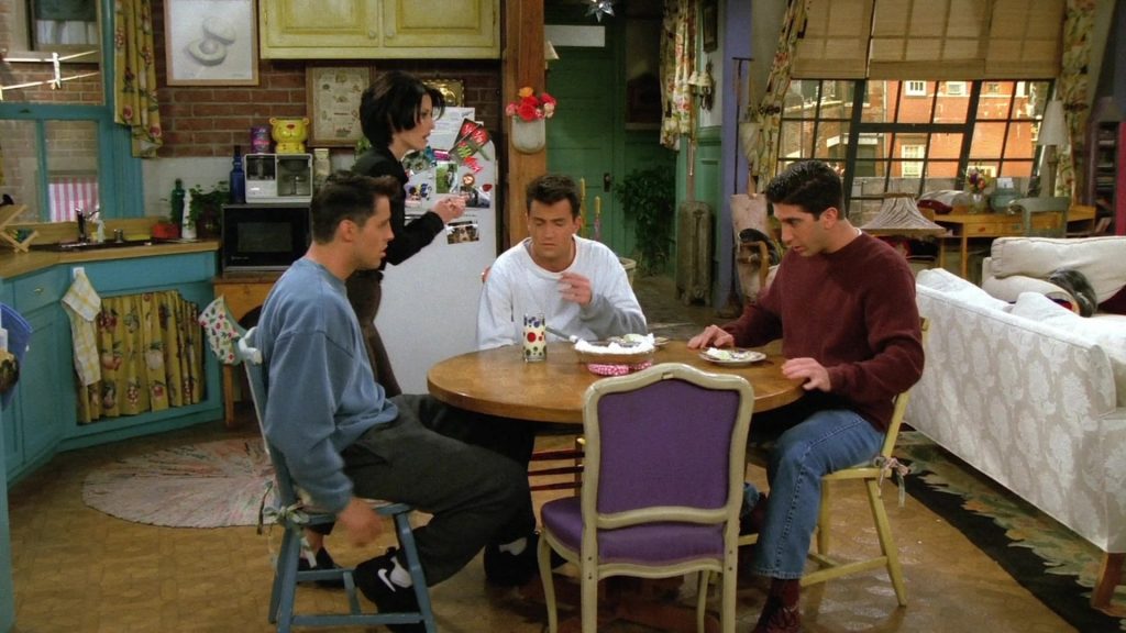 Nike Sneakers (Black) Worn by Matt LeBlanc (Joey Tribbiani) in Friends Season 2 Episode 6 “The One With the Baby on the Bus” (1995) (Image 1)