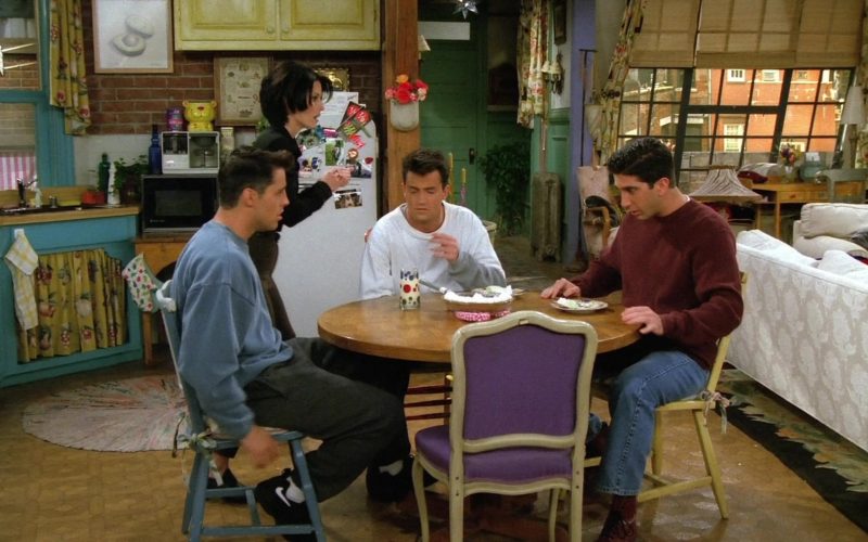 Nike Sneakers (Black) Worn by Matt LeBlanc (Joey Tribbiani) in Friends Season 2 Episode 6 “The One With the Baby on the Bus” (1995) (Image 1)