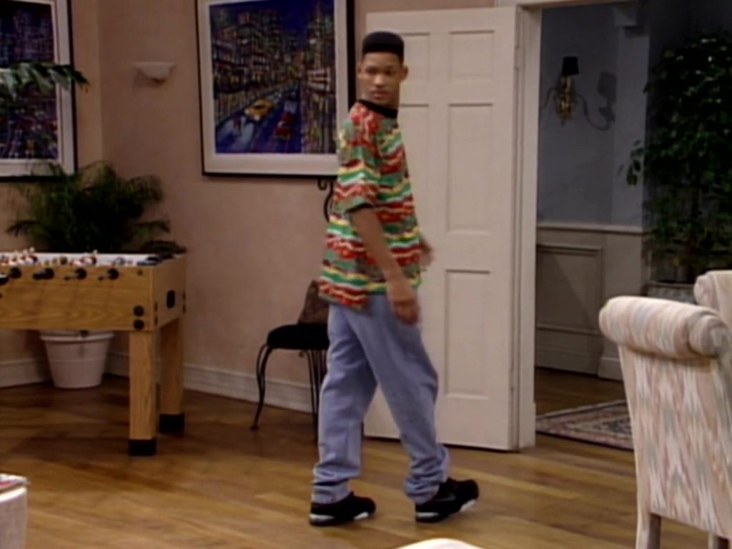 Nike Sneakers (Black) Worn by Will Smith in The Fresh Prince of Bel-Air S03E19 “Just Say Yo” (1993) (Image 2)
