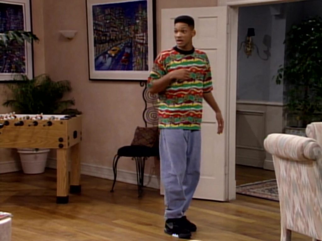 Nike Sneakers (Black) Worn by Will Smith in The Fresh Prince of Bel-Air S03E19 “Just Say Yo” (1993) (Image 3)