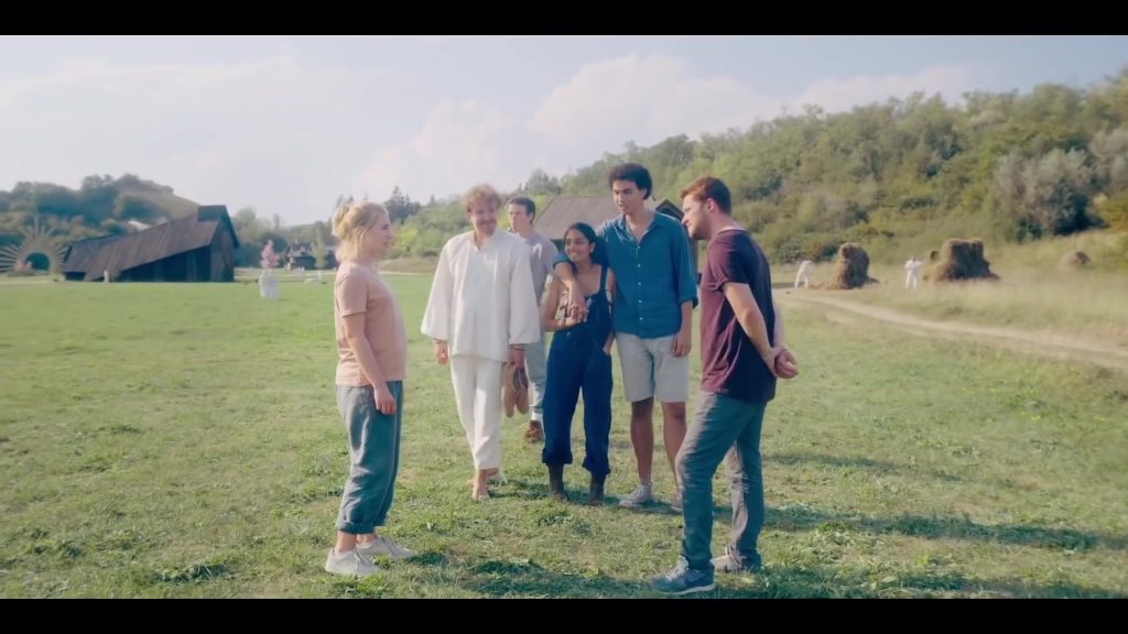 Nike Sneakers (Blue) Worn by Jack Reynor in Midsommar (2019) (Image 1)