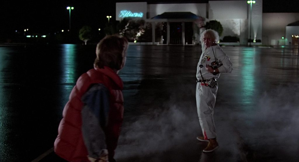 Nike Sneakers (Brown) Worn by Christopher Lloyd (Dr. Emmett Brown) in Back to the Future (1985) (Image 2)