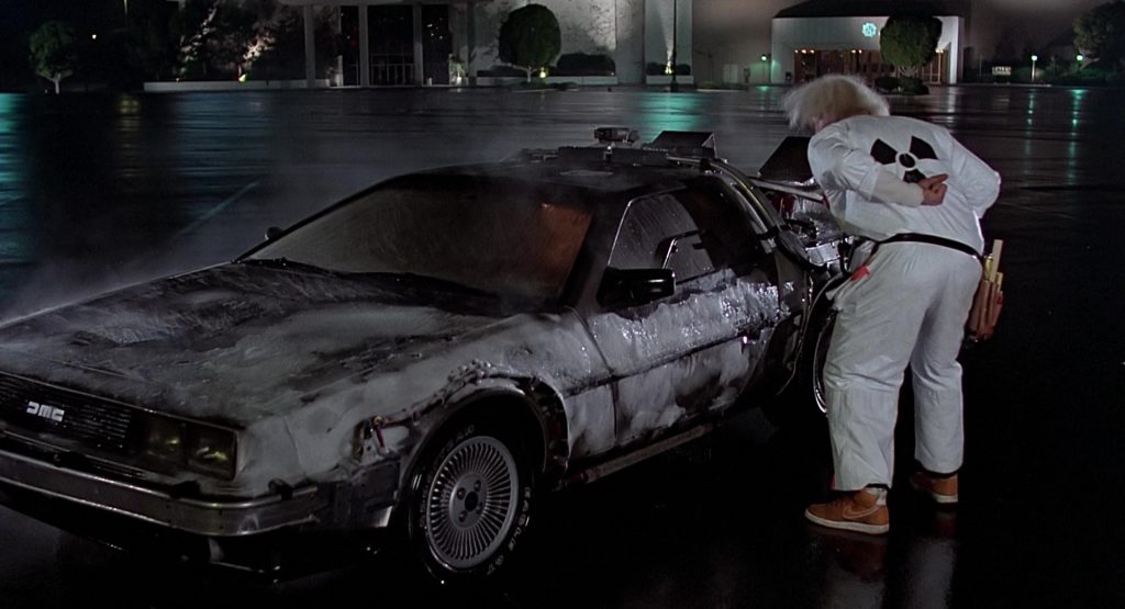 Nike Sneakers (Brown) Worn by Christopher Lloyd (Dr. Emmett Brown) in Back to the Future (1985) (Image 6)