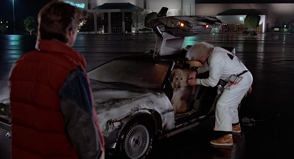 Nike Sneakers (Brown) Worn by Christopher Lloyd (Dr. Emmett Brown) in Back to the Future (1985) (Image 7)