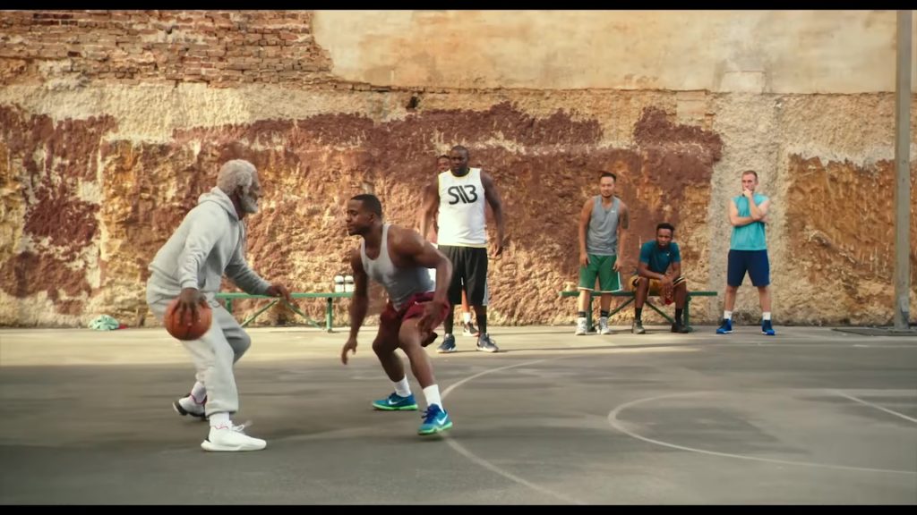 Nike Sneakers For Men (Blue) in Uncle Drew (2018) (Image 1)