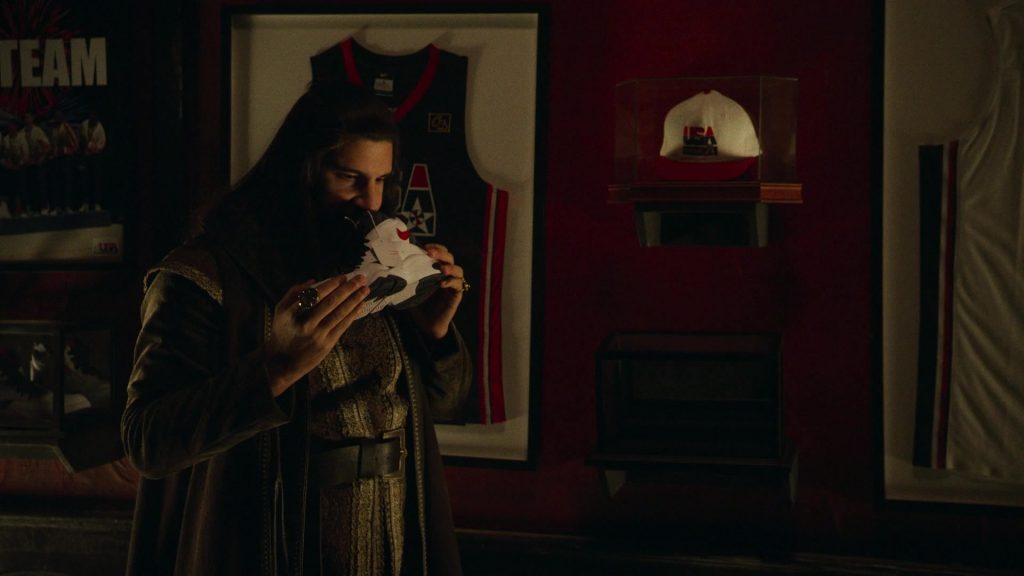 Nike Sneakers Held by Kayvan Novak in What We Do in the Shadows – Season 1, Episode 8, Citizenship (2019) (Image 1)