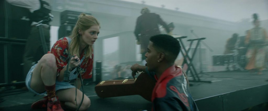 Nike Sneakers (Red) of Samara Weaving as Theodora ‘Thea' Preston in Bill & Ted Face the Music (2020) (Image 2)