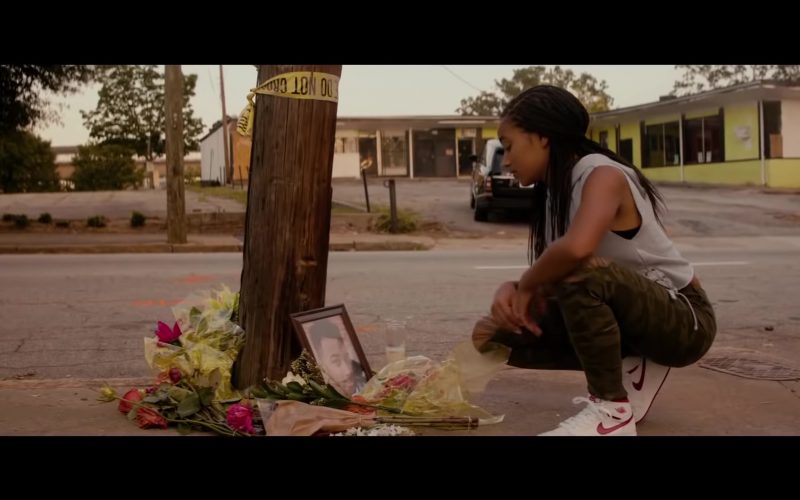 Nike Sneakers (White) With Red Sole Worn by Amandla Stenberg in The Hate U Give (2018) (Image 1)