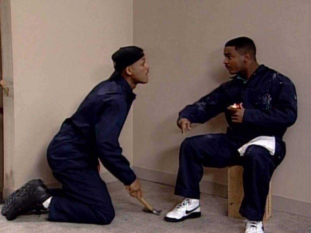 Nike Sneakers (White) Worn by Alfonso Ribeiro Alfonso in The Fresh Prince of Bel-Air S05E19 “Slum Like It… Not!” (1995) (Image 2)