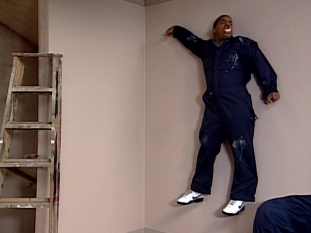 Nike Sneakers (White) Worn by Alfonso Ribeiro Alfonso in The Fresh Prince of Bel-Air S05E19 “Slum Like It… Not!” (1995) (Image 3)
