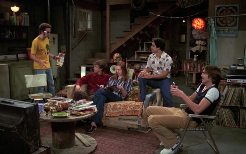 Nike Sneakers (White) Worn by Ashton Kutcher as Michael Kelso in That '70s Show S06E18 “Do You Think It's Alright” (2004) (Image 1)