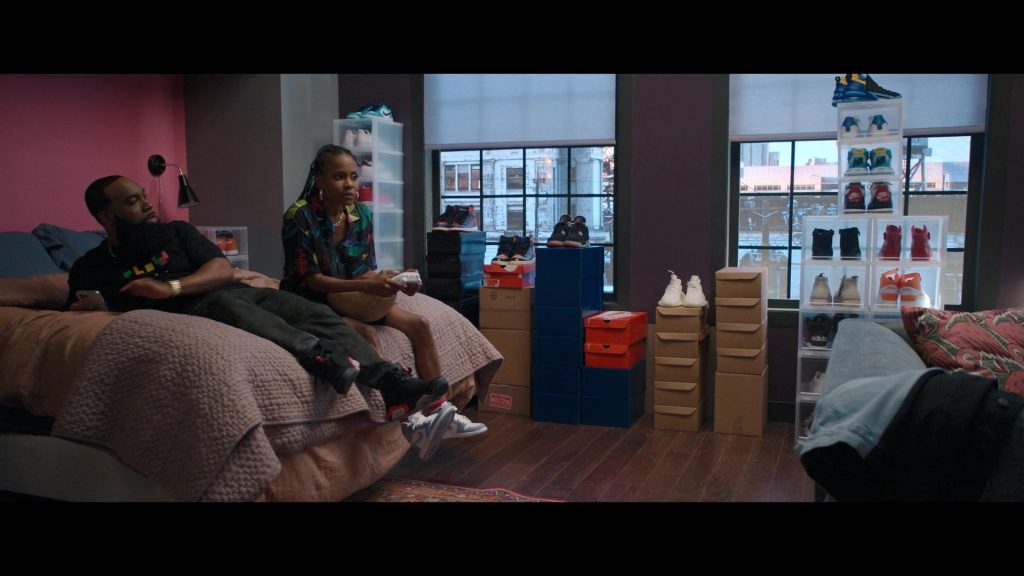 Nike Sneakers Worn by Cast Members in Woke S02E04 “Sole Train” (2022) (Image 1)