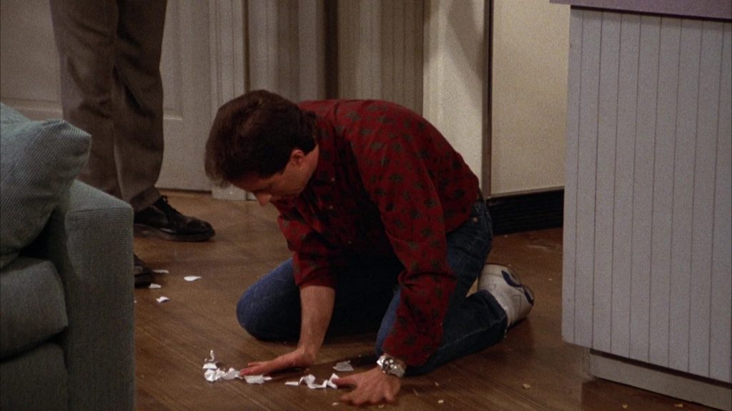 Nike Sneakers Worn by Jerry Seinfeld in Seinfeld Season 3 Episode 9 “The Nose Job” (1991) (Image 1)
