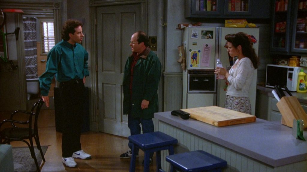 Nike Sneakers Worn by Jerry Seinfeld in Seinfeld Season 5 Episode 22 “The Opposite” (1994) (Image 1)