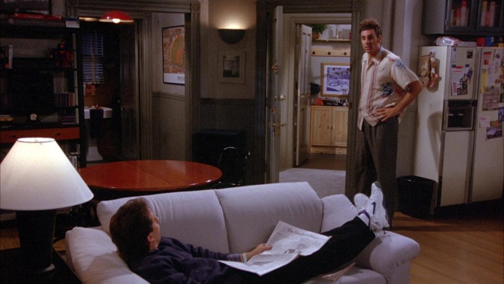 Nike Sneakers Worn by Jerry Seinfeld in Seinfeld Season 6 Episode 5 “The Couch” (1994) (Image 1)
