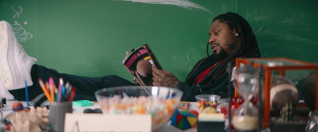 Nike Sneakers Worn by Marshawn Lynch as Mr. G in Bottoms (2023) (Image 1)