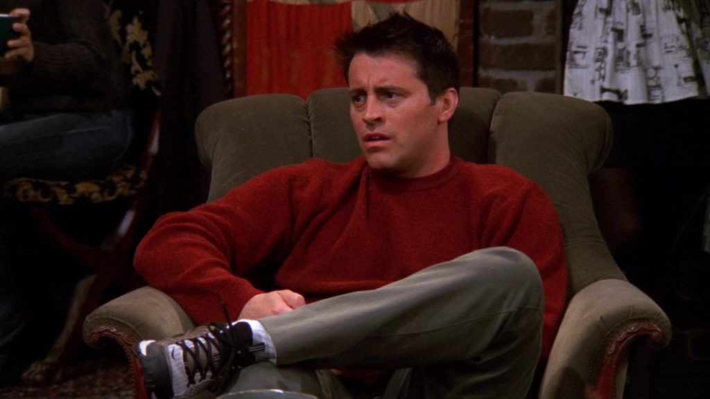 Nike Sneakers Worn by Matt LeBlanc (Joey Tribbiani) in Friends Season 8 Episode 8 “The One With the Stripper” (2001) (Image 1)