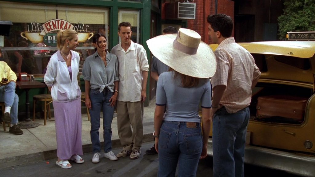 Nike Sneakers Worn by Matthew Perry (Chandler Bing) in Friends Season 3 Episode 25 “The One at the Beach” (1997) (Image 1)
