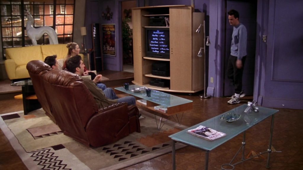 Nike Sneakers Worn by Matthew Perry (Chandler Bing) in Friends Season 4 Episode 14 “The One with Joey’s Dirty Day” (1998) (Image 1)