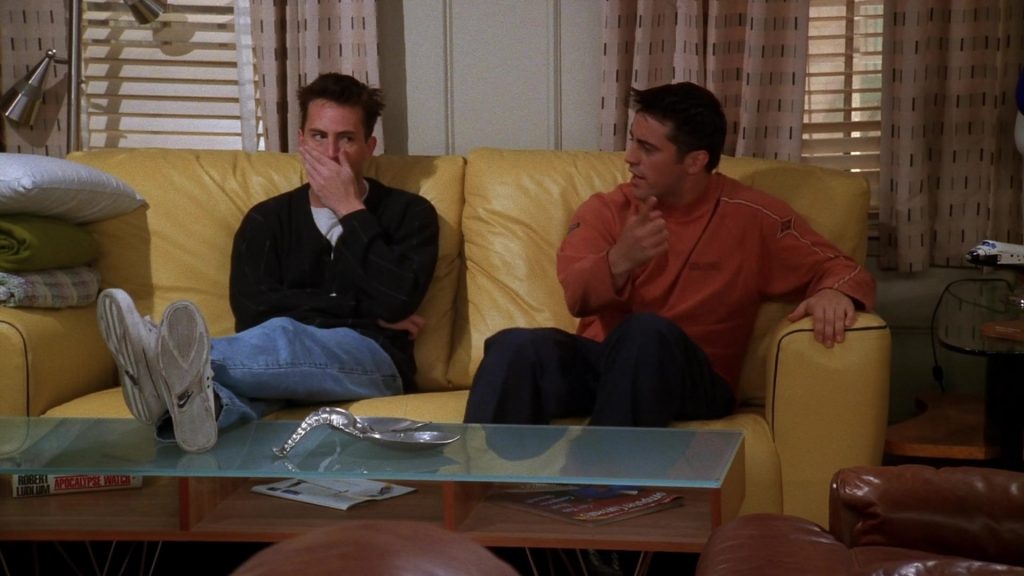 Nike Sneakers Worn by Matthew Perry (Chandler Bing) in Friends Season 5 Episode 7 “The One Where Ross Moves In” (1998) (Image 2)