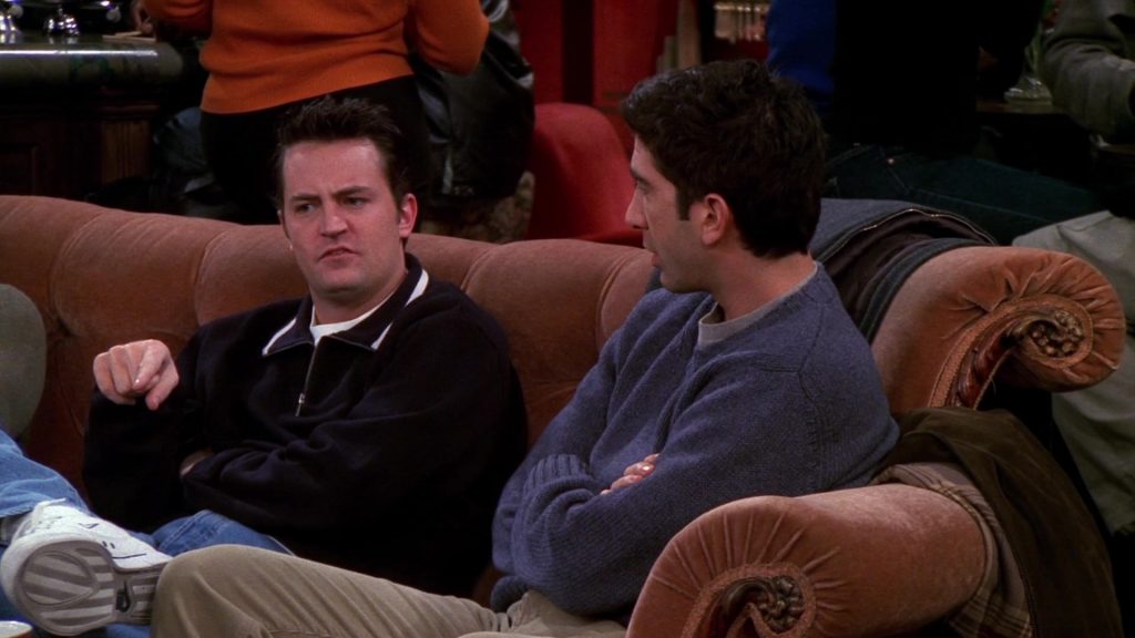 Nike Sneakers Worn by Matthew Perry (Chandler Bing) in Friends Season 6 Episode 12 “The One With the Joke” (2000) (Image 2)